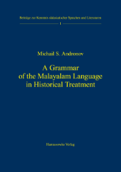 A Grammar of the Malayalam Language in Historical Treatment