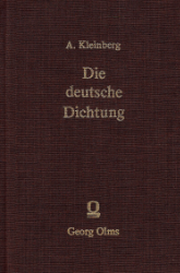 Die deutsche Dichtung in ihren sozialen, zeit- und geistesgeschichtlichen Bedingungen