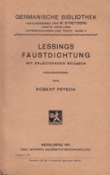 Lessings Faustdichtung