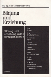 Bildung und Erziehung in den achtziger Jahren