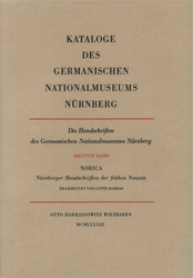 Norica. Nürnberger Handschriften der frühen Neuzeit