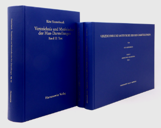 Verzeichnis und Motivindex der Han-Darstellungen. Bände III und IV
