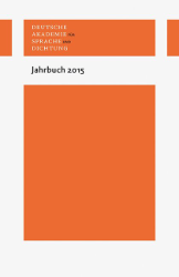 Deutsche Akademie für Sprache und Dichtung - Jahrbuch 2015
