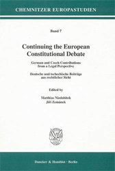 Continuing the European Constitutional Debate