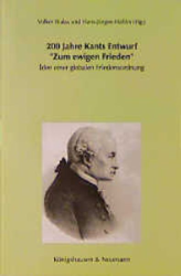Buchcover 200 Jahre Kants Entwurf "Zum ewigen Frieden"
