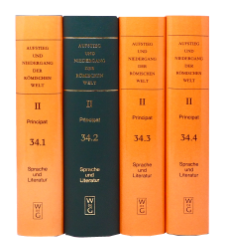 Aufstieg und Niedergang der römischen Welt (ANRW) /Rise and Decline of the Roman World. Part 2/Vol. 34/1-4