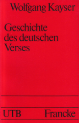 Geschichte des deutschen Verses