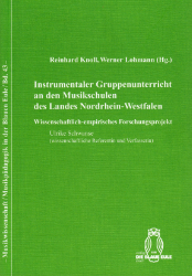 Instrumentaler Gruppenunterricht an den Musikschulen des Landes Nordrhein-Westfalen