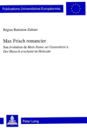 Max Frisch romancier