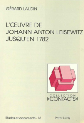 L'oeuvre de Johann Anton Leisewitz jusqu'en 1782