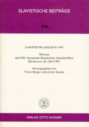 Slavistische Linguistik 1997