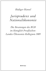 Jurisprudenz und Nationalökonomie