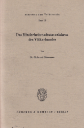 Das Minderheitenschutzverfahren des Völkerbundes