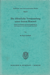 Die öffentliche Versammlung unter freiem Himmel