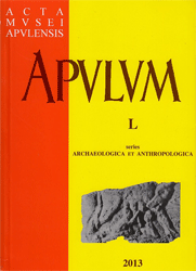 Apulum, series Archaeologica et Anthropologica, Band L (2013)