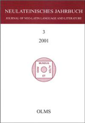 Neulateinisches Jahrbuch. Band 3 · 2001