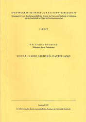Vocabulario Sirionó-Castellano