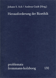 Buchcover Herausforderung der Bioethik