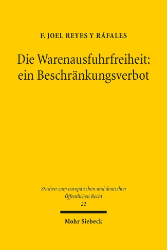 Die Warenausfuhrfreiheit: ein Beschränkungsverbot