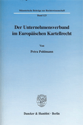 Der Unternehmensverbund im Europäischen Kartellrecht