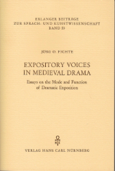 Expository Voices in Medieval Drama