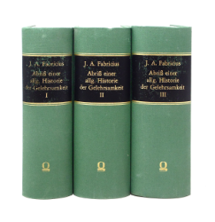 Abriß einer allgemeinen Historie der Gelehrsamkeit