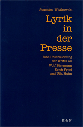 Lyrik in der Presse - Wittkowski, Joachim