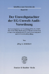 Der Umweltgutachter der EG-Umwelt-Audit-Verordnung