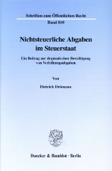 Nichtsteuerliche Abgaben im Steuerstaat