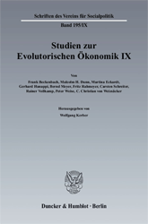 Studien zur Evolutorischen Ökonomik IX