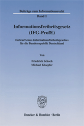 Informationsfreiheitsgesetz (IFG-ProfE)