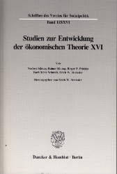 Die Umsetzung wirtschaftspolitischer Grundkonzeptionen in die kontinentaleuropäische Praxis des 19. und 20. Jahrhunderts, I. Teil