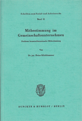 Mitbestimmung im Gemeinschaftsunternehmen