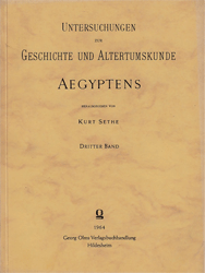 Beiträge zur Ältesten Geschichte Ägyptens