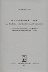 Die Violinskordatur und ihre Rolle in der Geschichte des Violinspieles