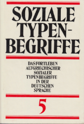 Buchcover Soziale Typenbegriffe im alten Griechenland und ihr Fortleben in den Sprachen der ...