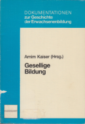Buchcover Gesellige Bildung