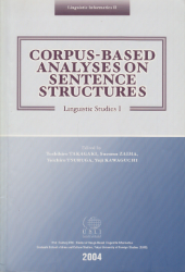 Buchcover Corpus-Based Analyses on Sentence Structures