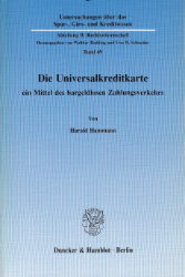 Die Universalkreditkarte ein Mittel des bargeldlosen Zahlungsverkehrs