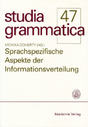 Sprachspezifische Aspekte der Informationsverteilung
