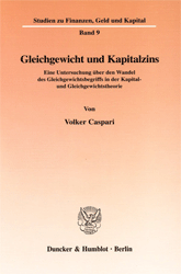 Gleichgewicht und Kapitalzins