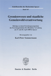 Gremienwesen und staatliche Gemeinwohlverantwortung