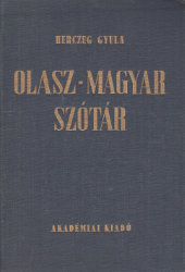 Buchcover Vocabolario italiano-ungherese /Olasz-magyar szótár