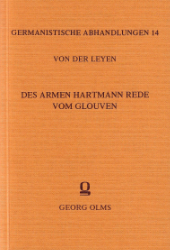 Des armen Hartmann Rede vom Glouven