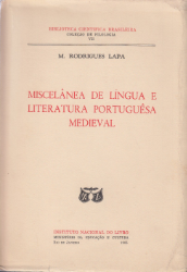 Buchcover Miscelânea de língua e literatura portuguêsa medieval