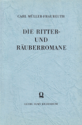 Die Ritter- und Räuberromane