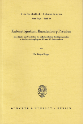 Kabinettsjustiz in Brandenburg-Preußen