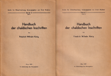 Handbuch der chaldischen Inschriften