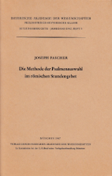 Die Methode der Psalmenauswahl im römischen Stundengebet