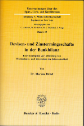 Devisen- und Zinstermingeschäfte in der Bankbilanz